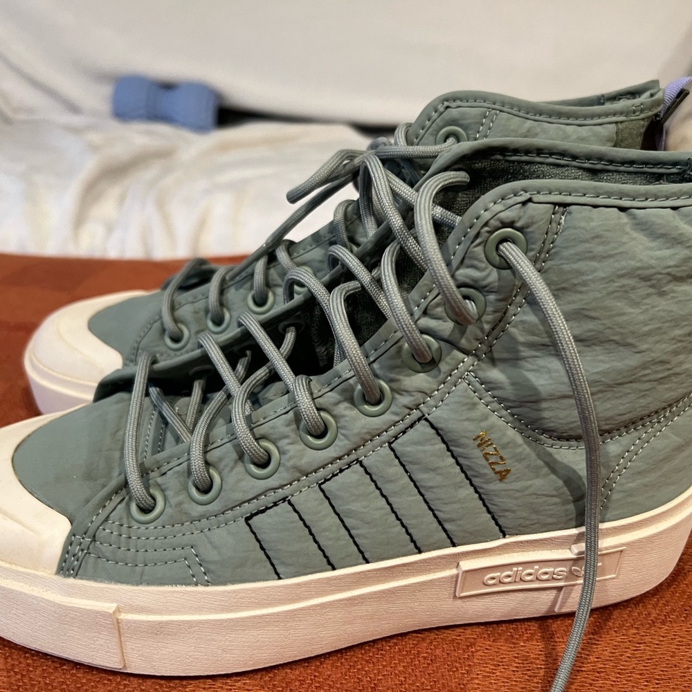 adidas Green High-Top Sneakers